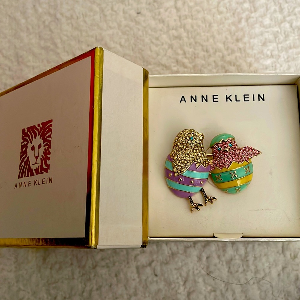 Colorful Spring/Easter Ann Klein Pin. Sold Out